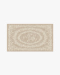 Bashful Bunny Toile Natural Flatwoven Rug