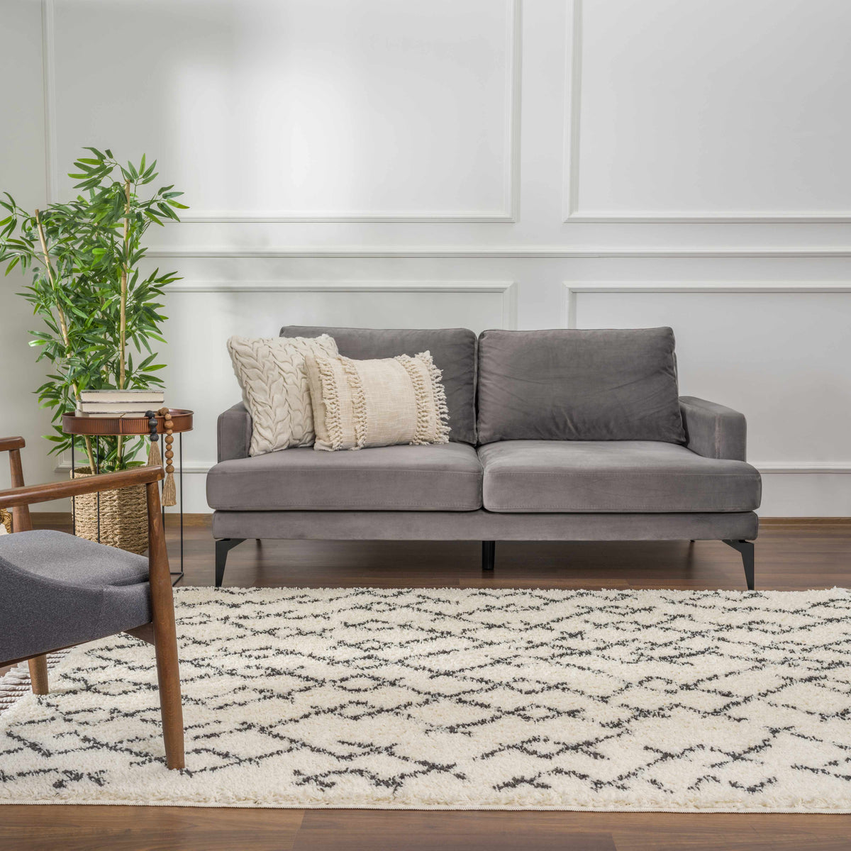 Pahala Moroccan Shag Area Rug - Clearance