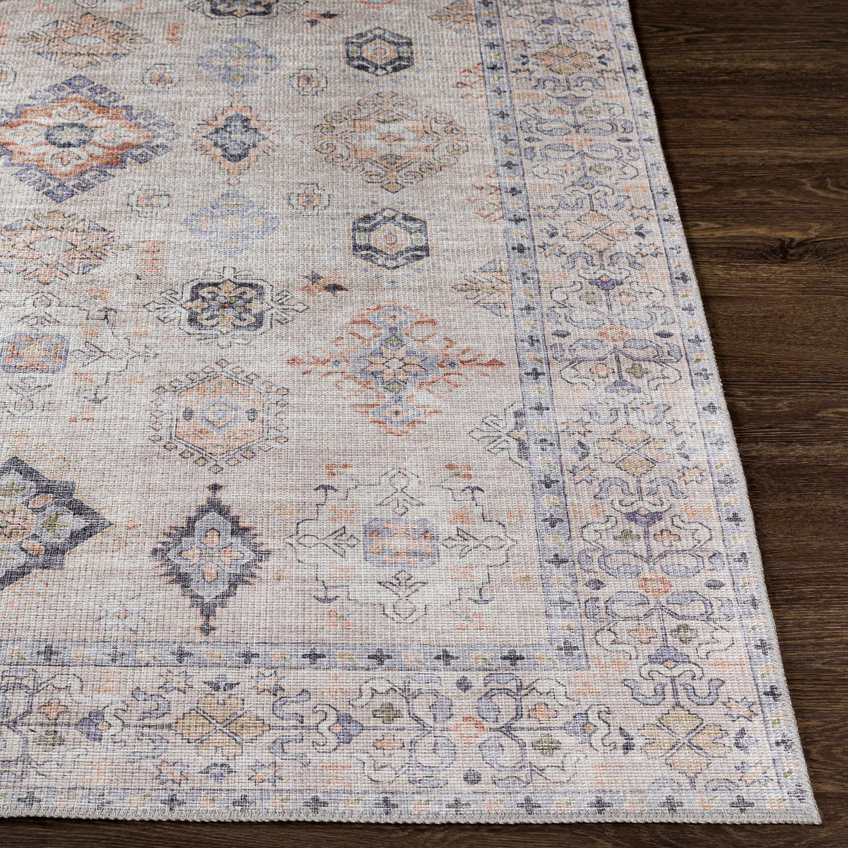 Beige Beckett Washable Rug