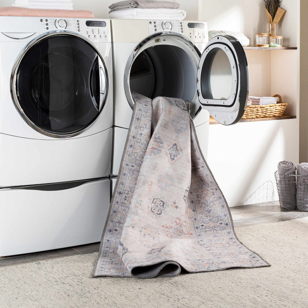 Beige Beckett Washable Rug