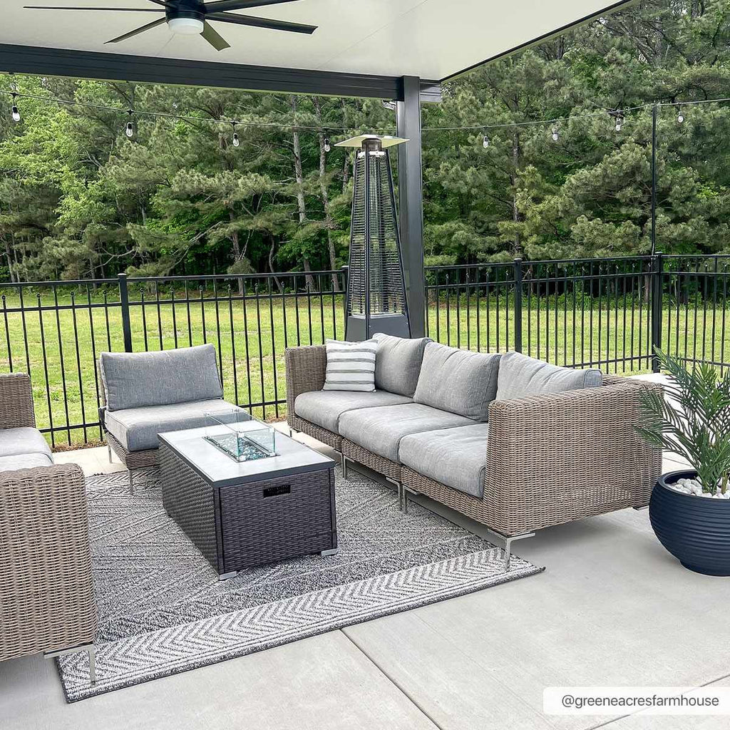 Areli Beige / Brown Outdoor Rug - Clearance
