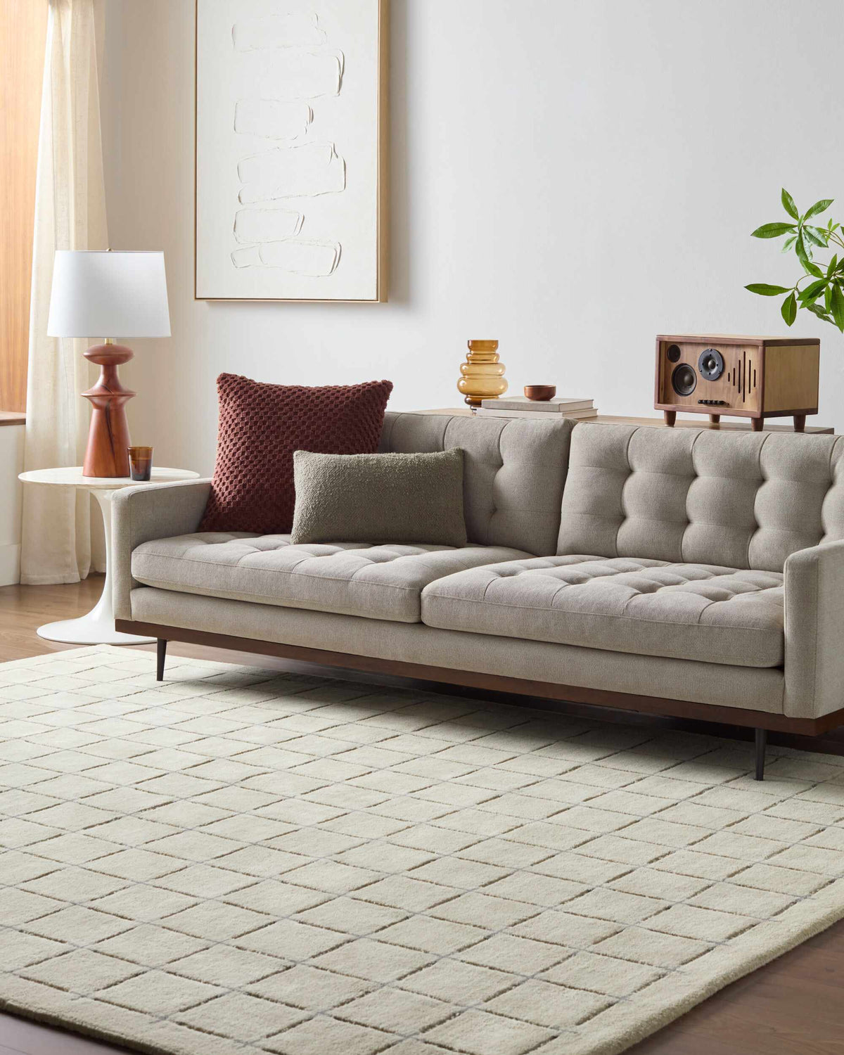 Sanvi Tan Area Rug