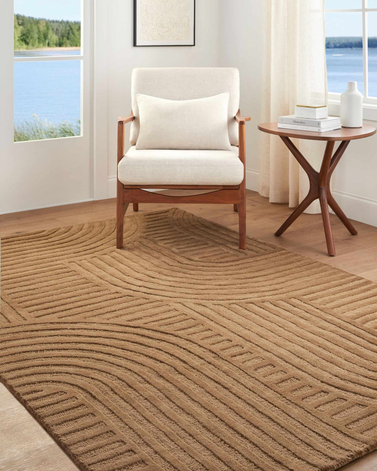Whan Camel Area Rug