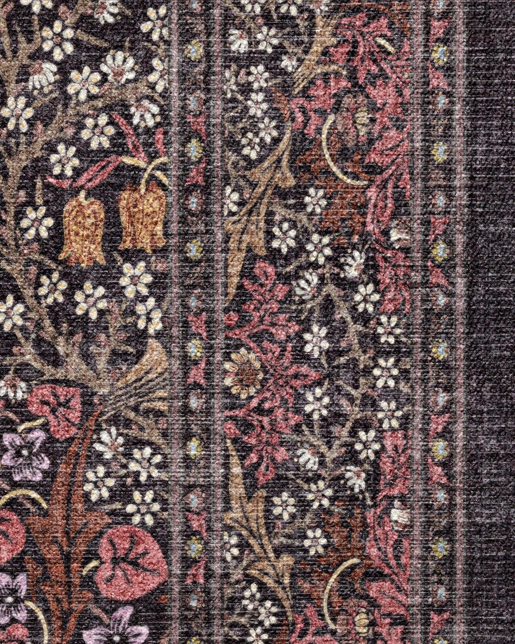 Blackthorn Amber Red Rug by Morris & Co.