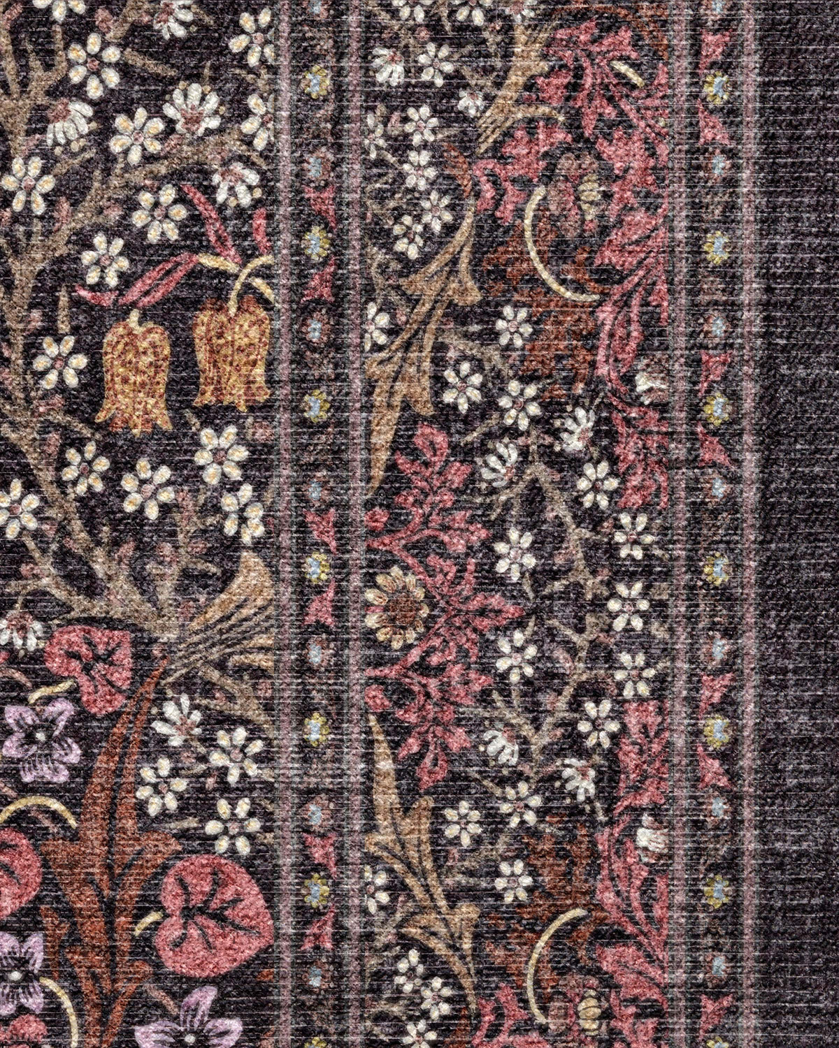 Blackthorn Amber Red Rug by Morris & Co.
