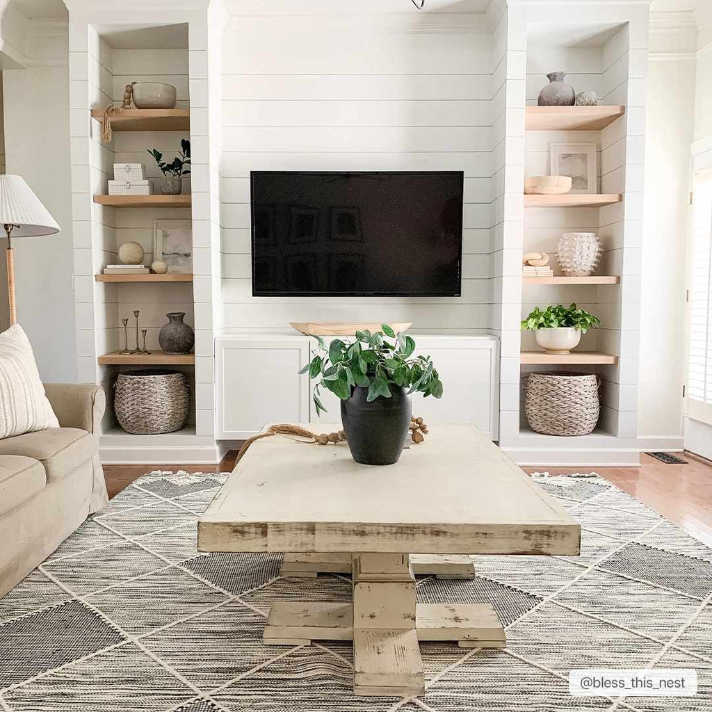 Mabua Tasseled Jute&Wool Rug - Clearance