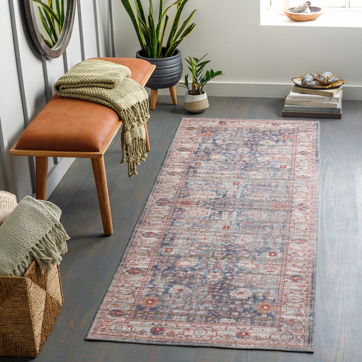 Balindong Washable Printed Jute Rug - Clearance