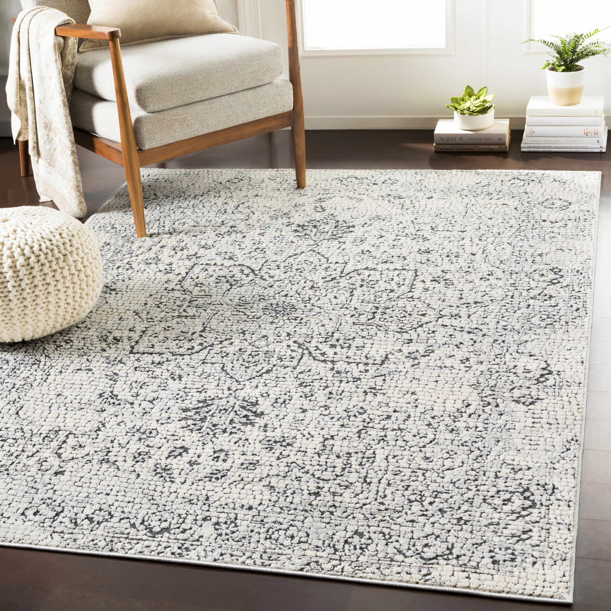 Bosphorus Black Mosaic Rug - Clearance