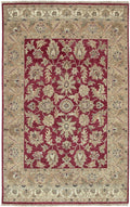 Red&Gold Premium Wool Area Rug - Clearance