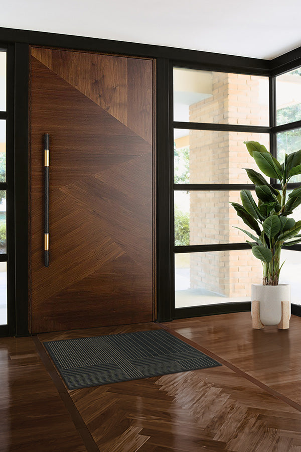 Bowie Charcoal Flatwoven Rug
