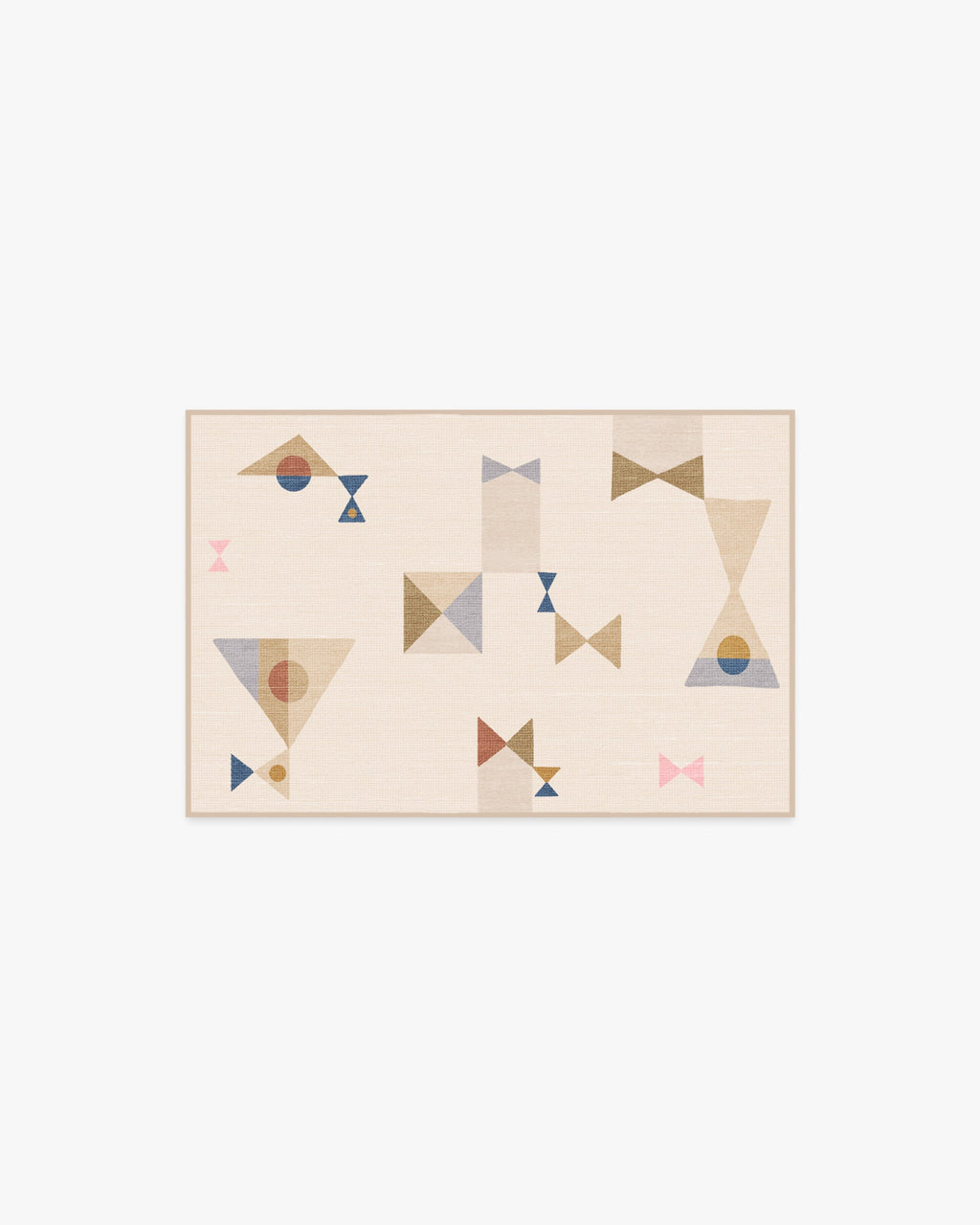 Bowtie Natural Rug by Jonathan Adler