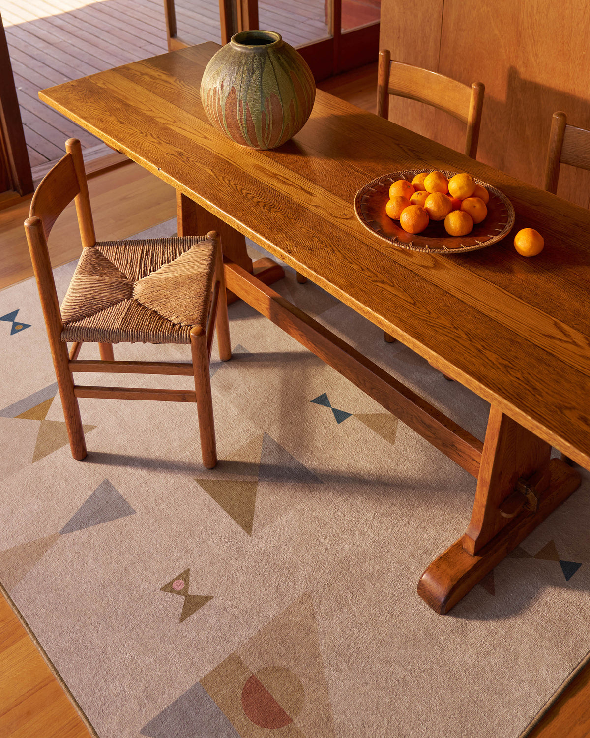 Bowtie Natural Rug by Jonathan Adler