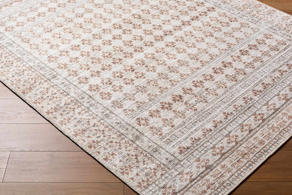 Zafira Machine Woven Becki Owens x LIVABLISS BOZF-2300 Washable Area Rug