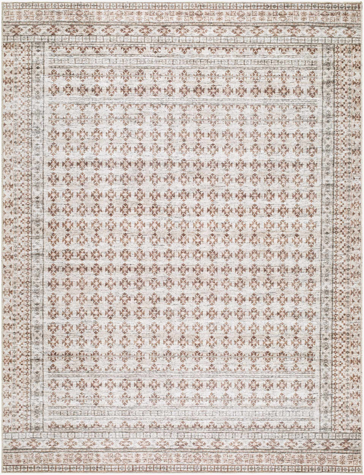 Zafira Machine Woven Becki Owens x LIVABLISS BOZF-2300 Washable Area Rug