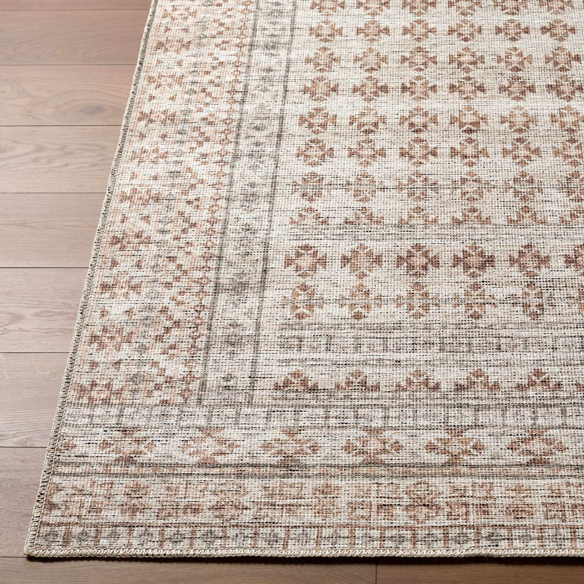 Zafira Machine Woven Becki Owens x LIVABLISS BOZF-2300 Washable Area Rug