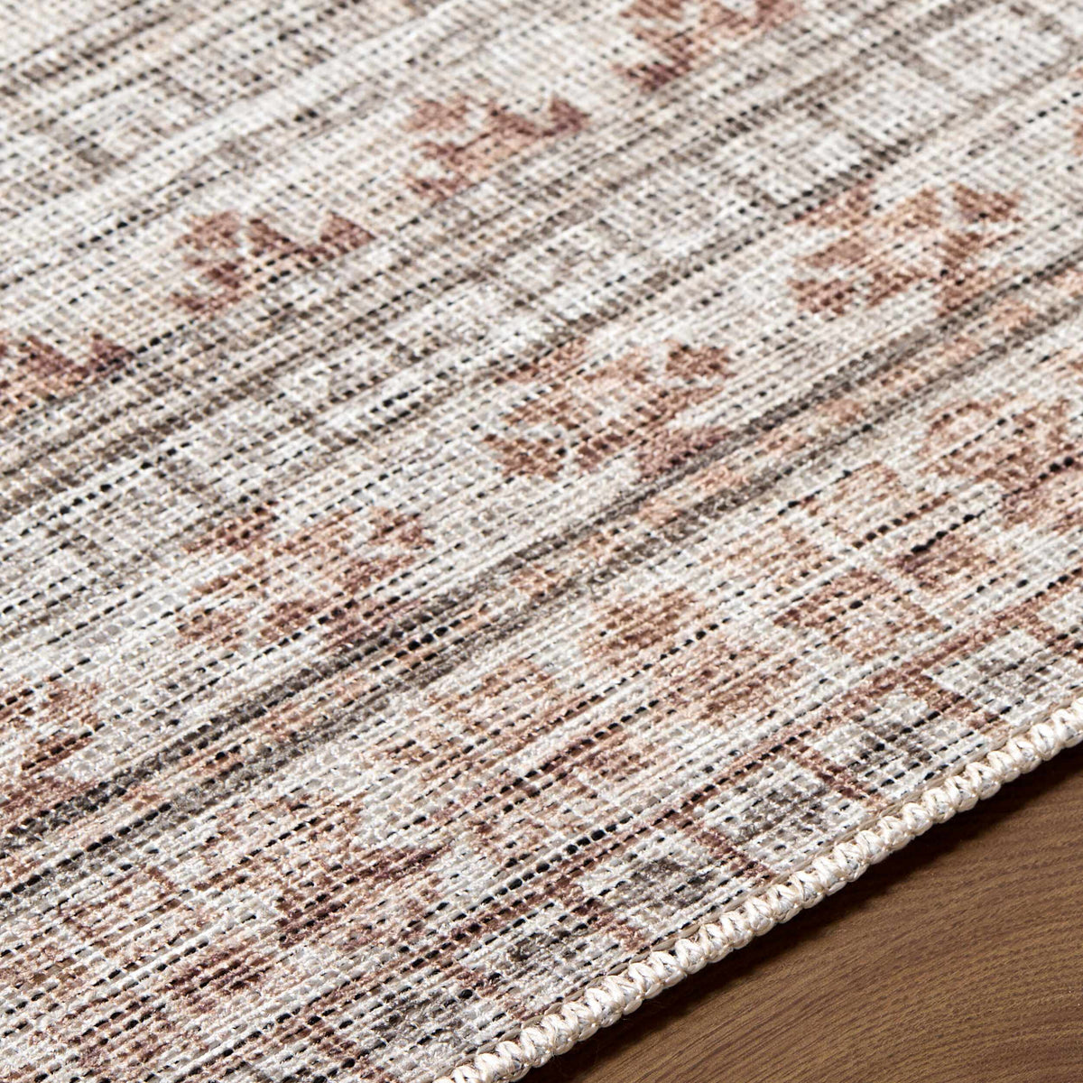 Zafira Machine Woven Becki Owens x LIVABLISS BOZF-2300 Washable Area Rug