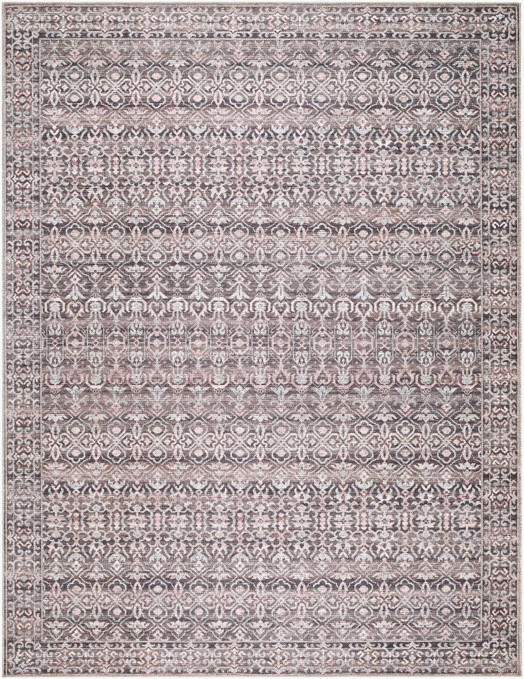 Zafira Machine Woven Becki Owens x LIVABLISS BOZF-2301 Washable Area Rug