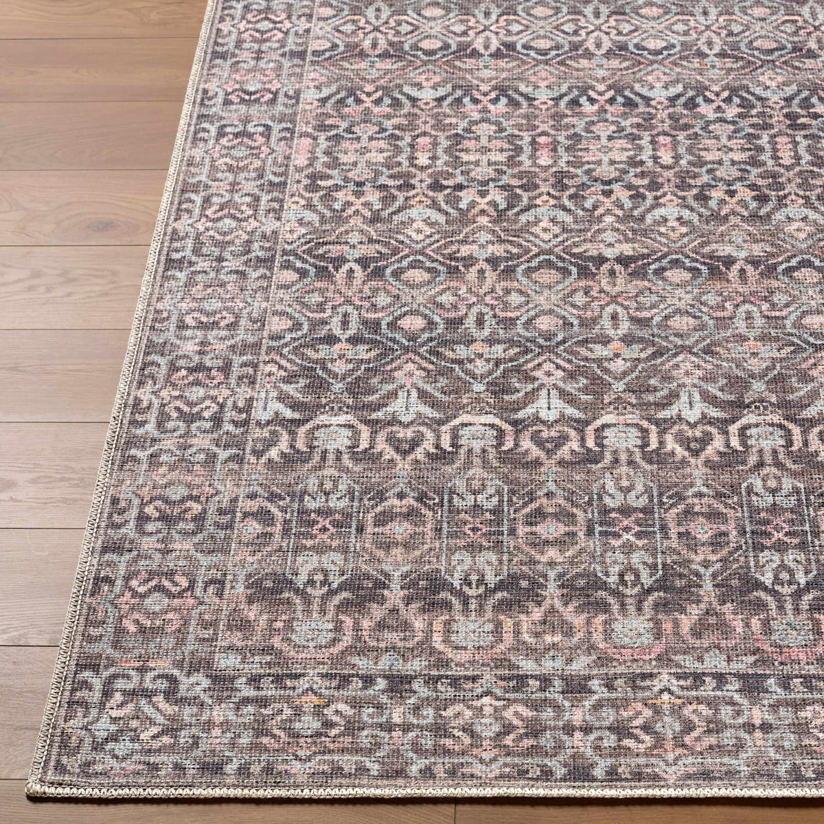 Zafira Machine Woven Becki Owens x LIVABLISS BOZF-2301 Washable Area Rug