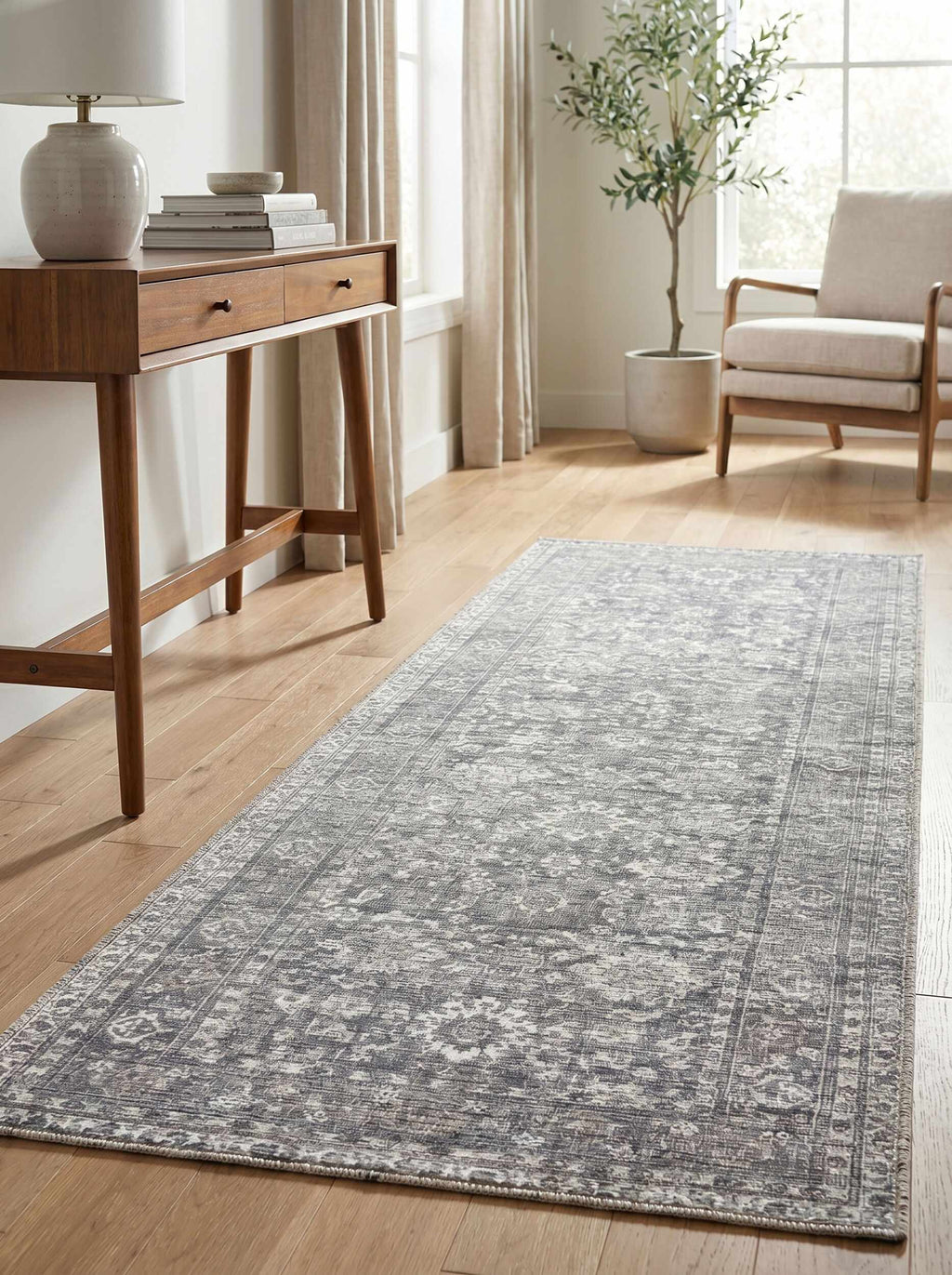 Zafira Machine Woven Becki Owens x LIVABLISS BOZF-2303 Washable Area Rug