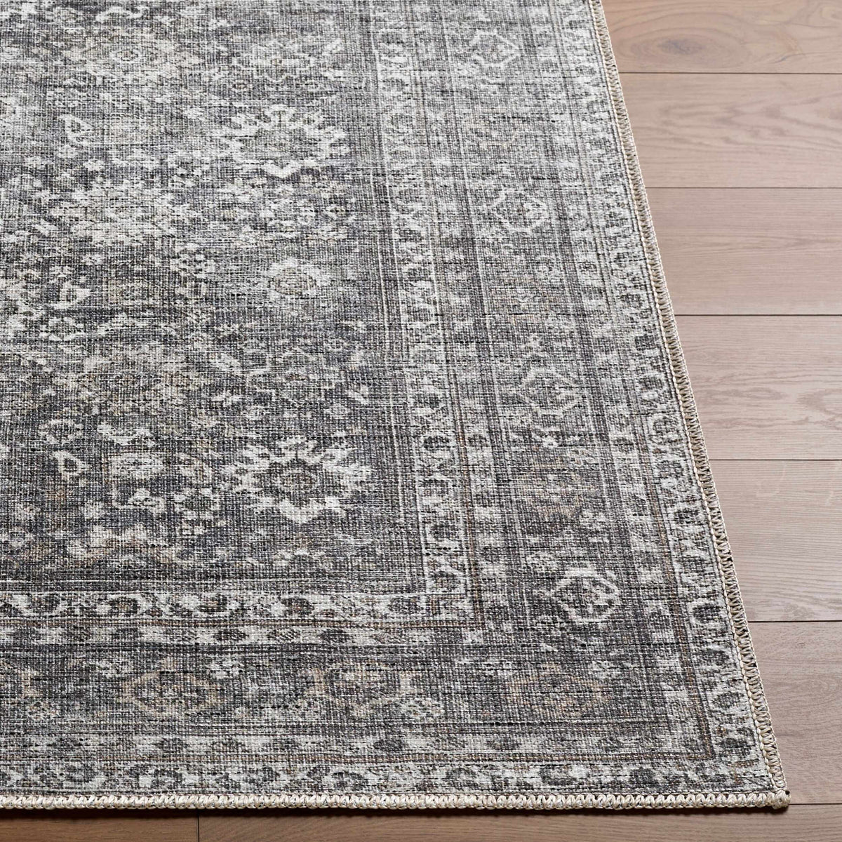 Zafira Machine Woven Becki Owens x LIVABLISS BOZF-2303 Washable Area Rug
