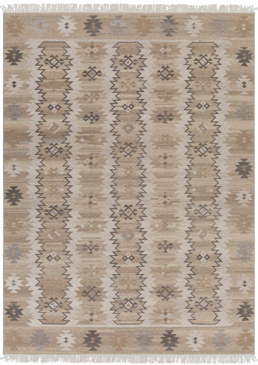 Brady Beige Wool Carpet - Clearance