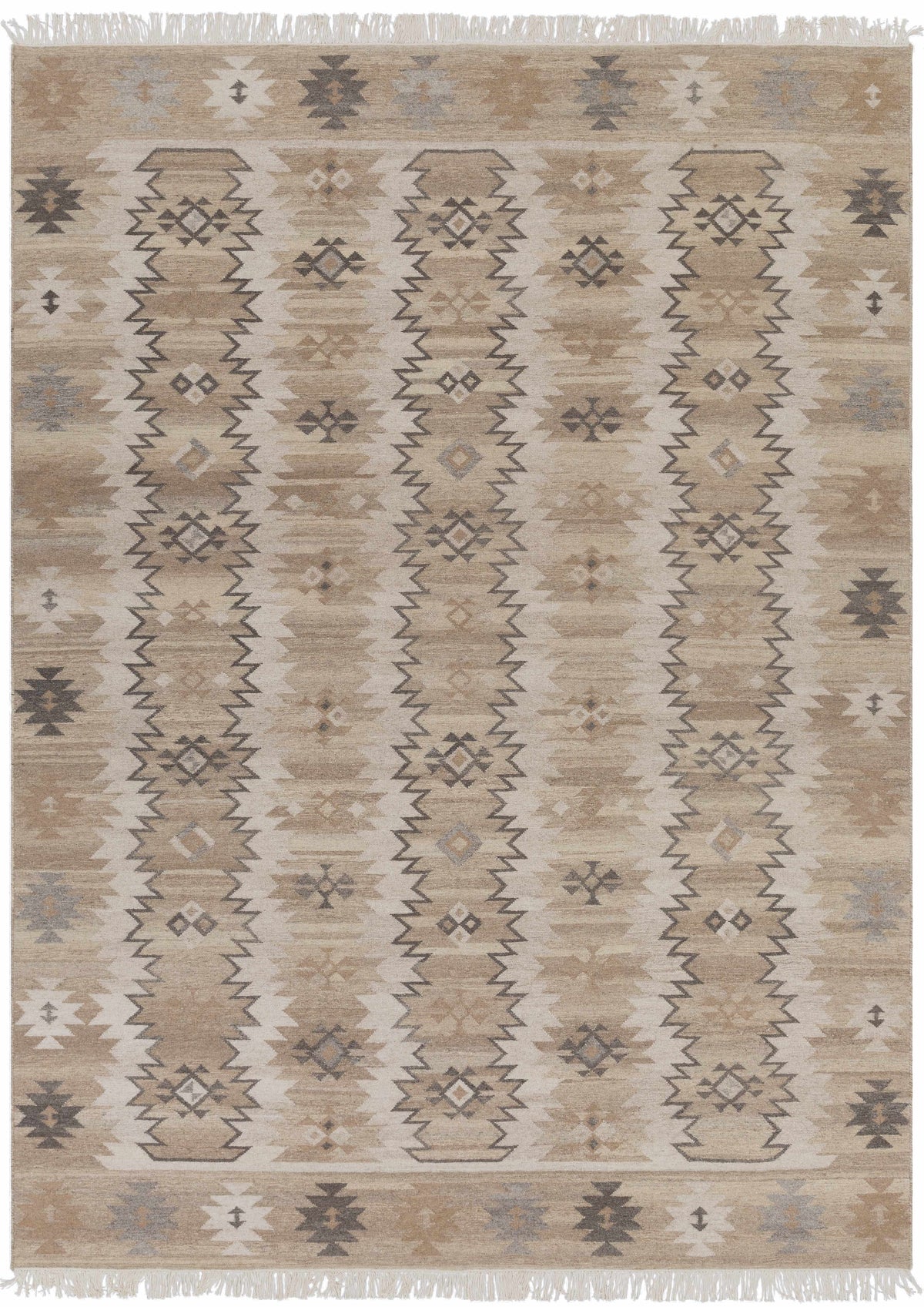 Brady Beige Wool Carpet - Clearance