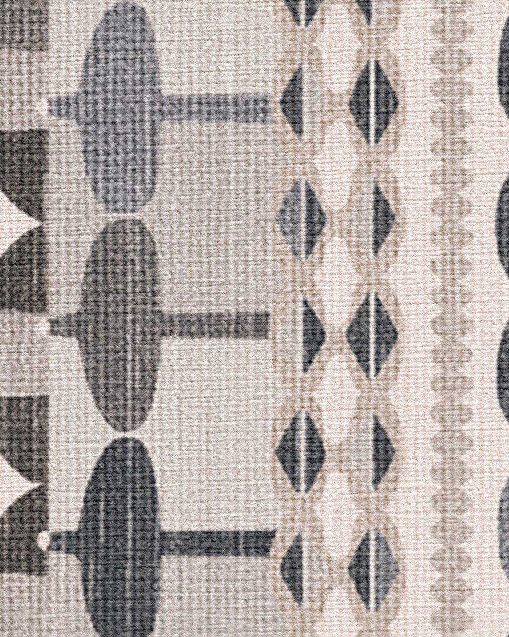 Brasilia Grey Flatwoven Rug by Jonathan Adler
