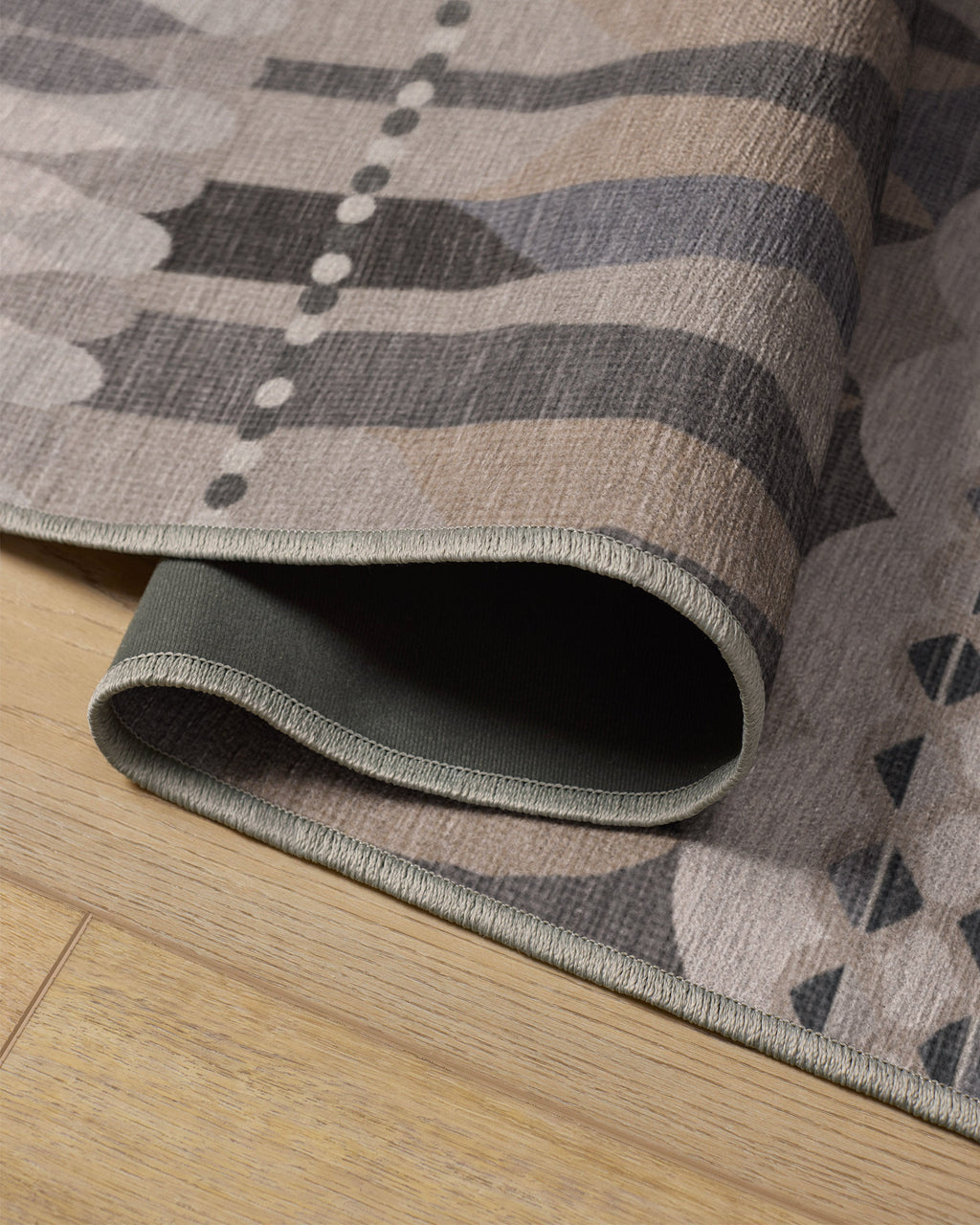 Brasilia Grey Flatwoven Rug by Jonathan Adler