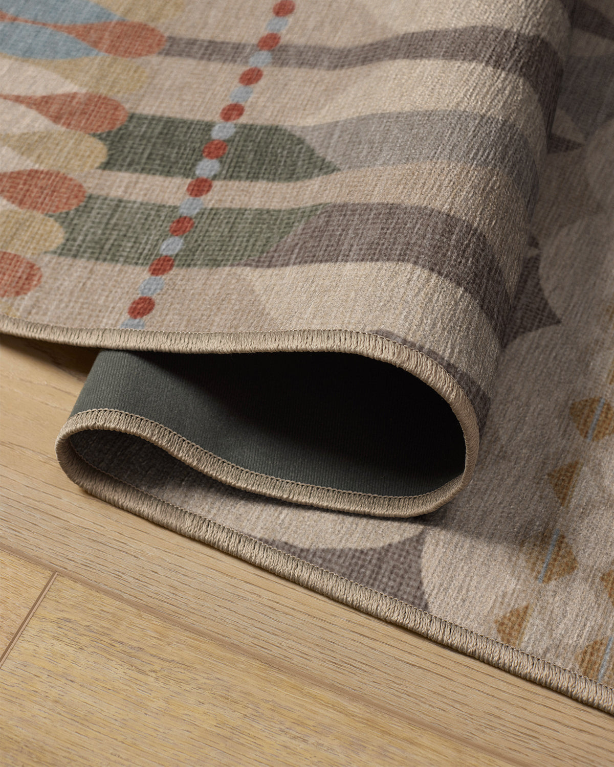 Brasilia Ochre Multicolor Flatwoven Rug by Jonathan Adler