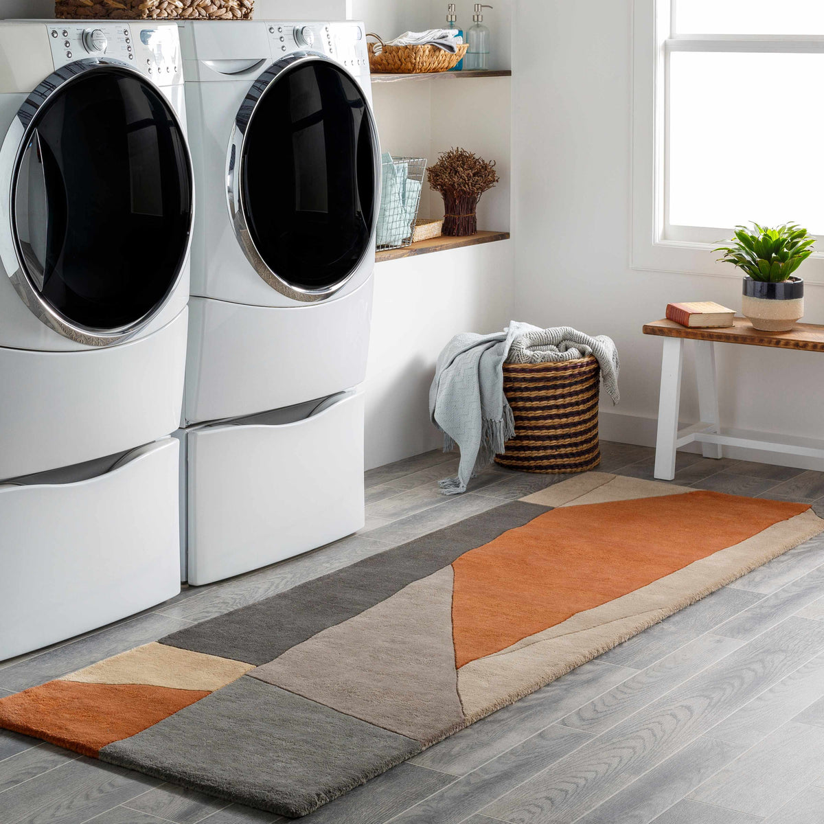 Bracknell Modern Wool Rug