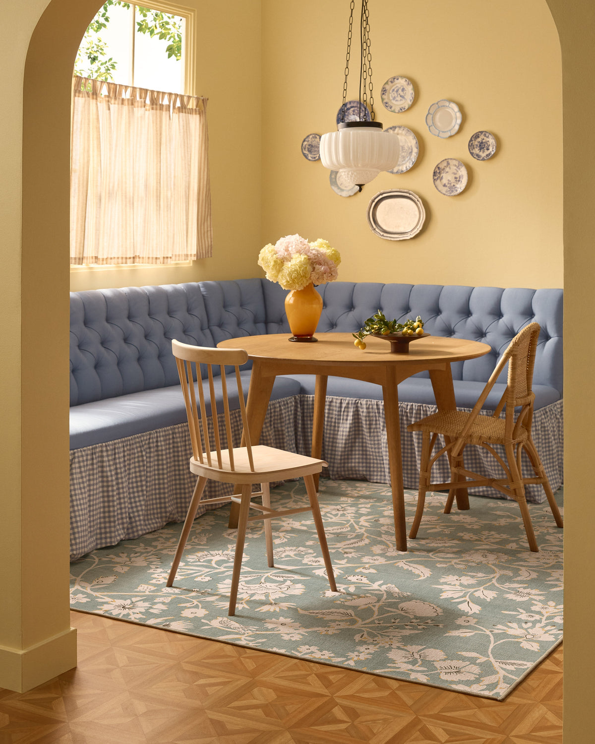Brenna Sage Green & Cream Rug