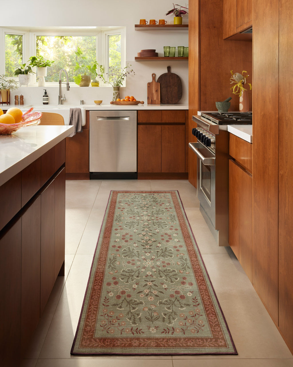 Briar Sage & Rust Rug
