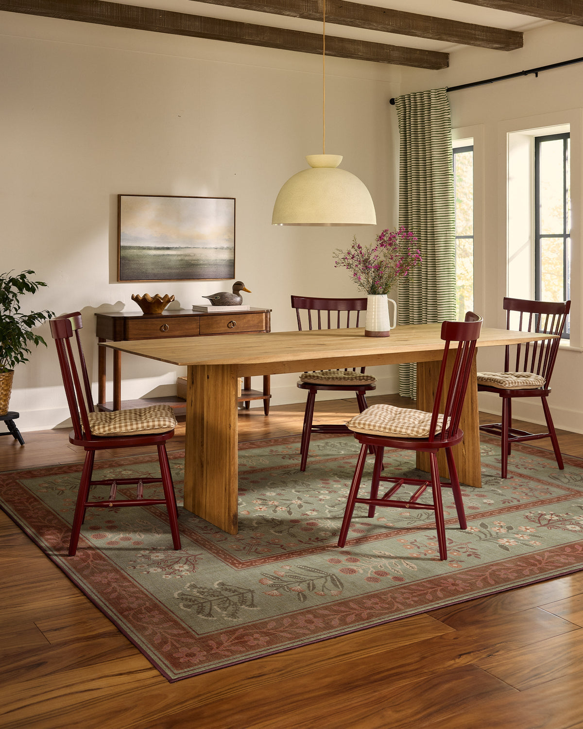 Briar Sage & Rust Flatwoven Rug