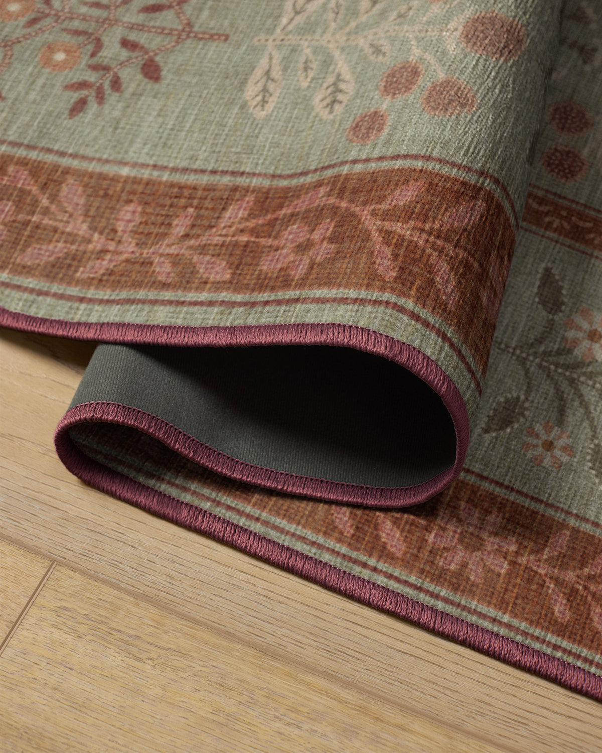 Briar Sage & Rust Flatwoven Rug