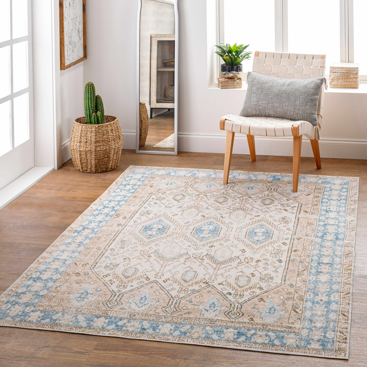 Buayan Washable Area Rug - Clearance