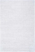Kynton Ivory Modern Minimalist Handmade Area Rug