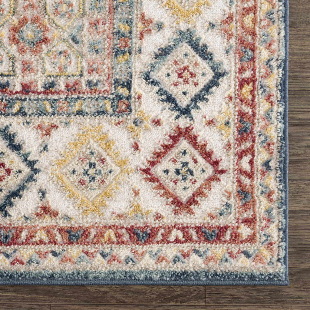 Brend Rust Medallion Area Rug - Clearance