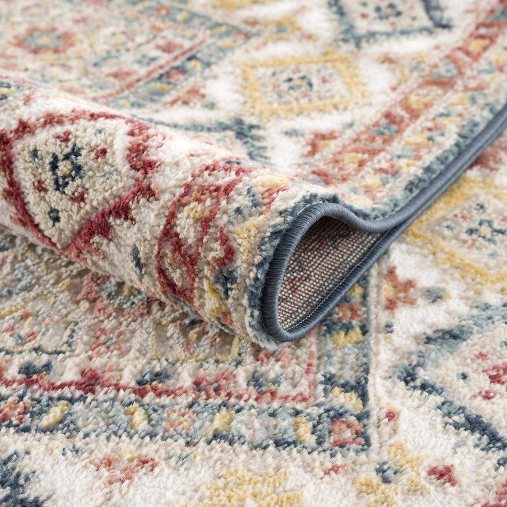 Brend Rust Medallion Area Rug - Clearance