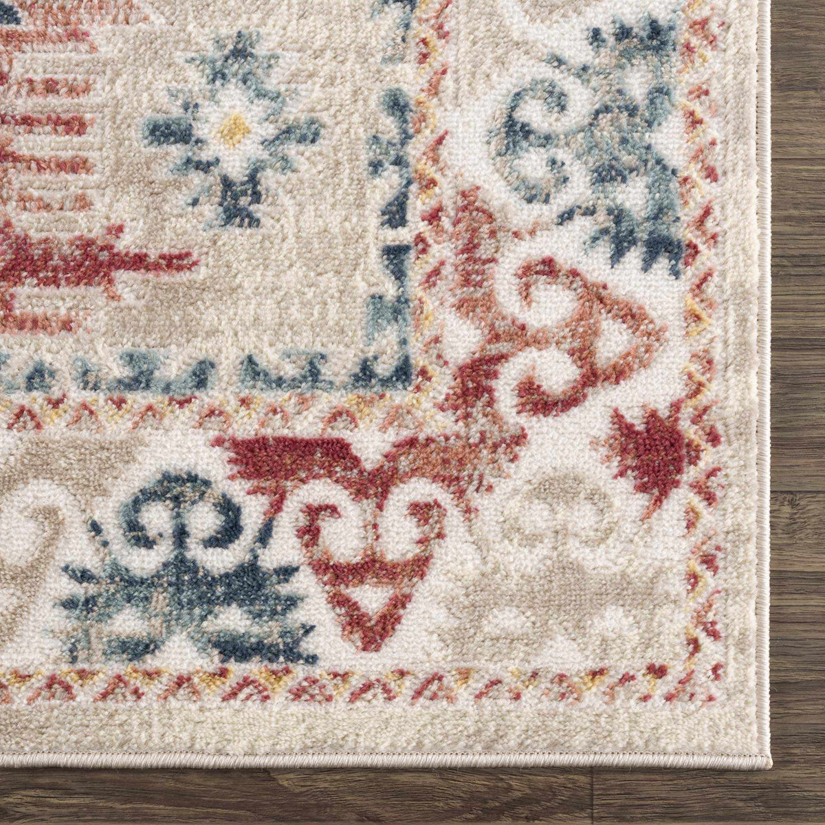 Bindi Blue & Rose Area Rug - Clearance