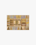 Cadra Ochre Flatwoven Rug by Jungalow