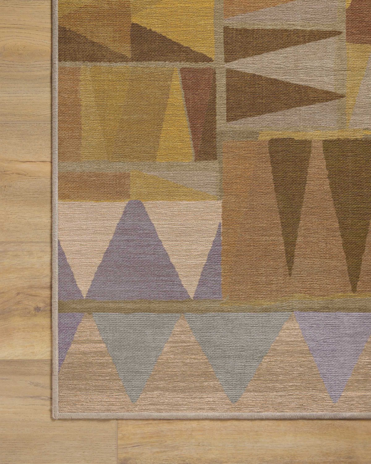 Cadra Ochre Flatwoven Rug by Jungalow