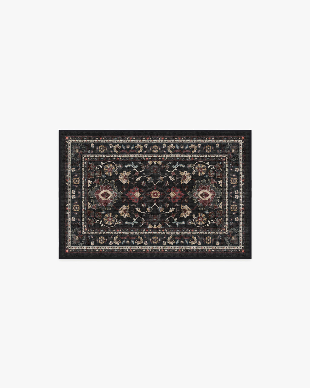 Calabria Black Multicolor Rug