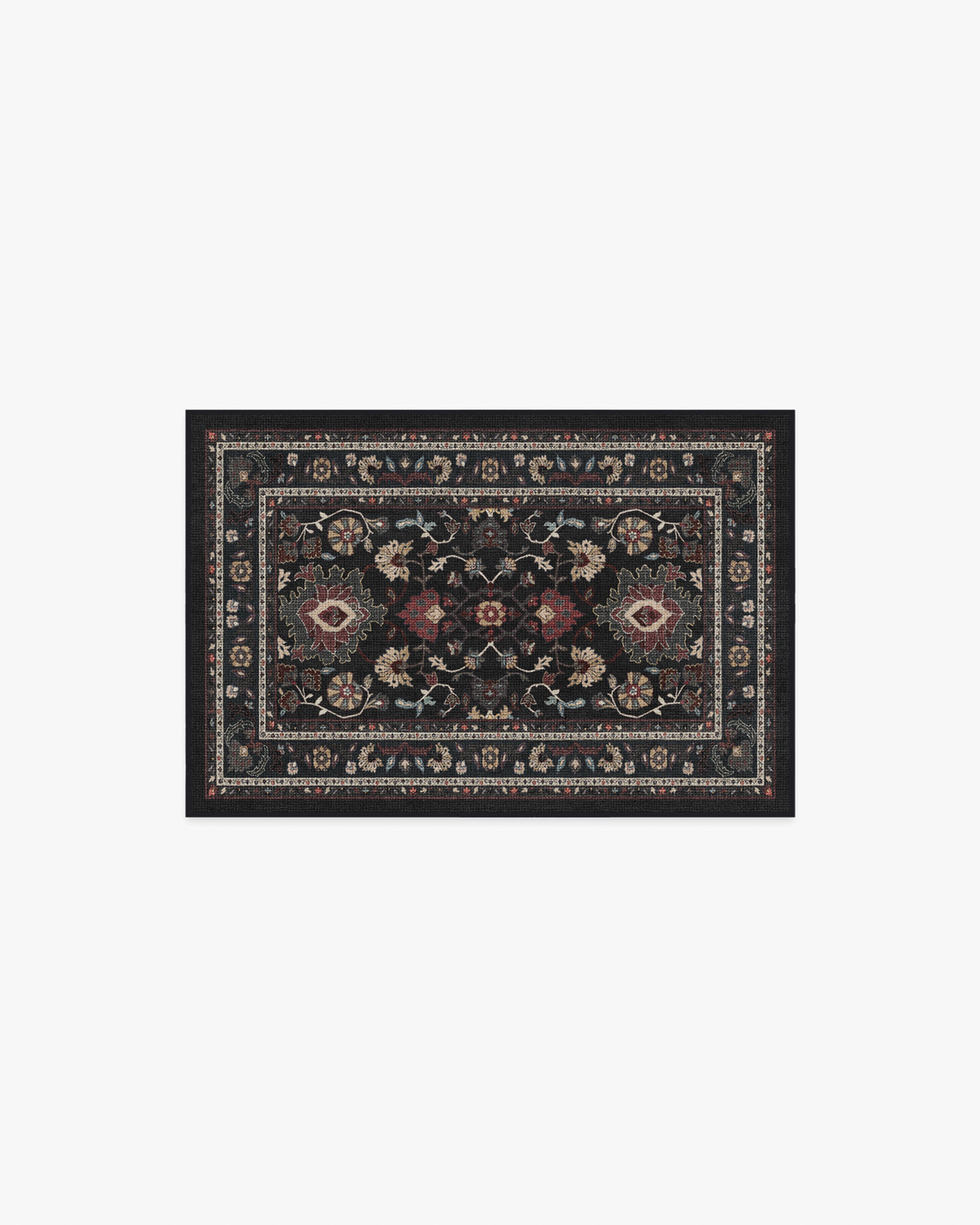 Calabria Black Multicolor Rug