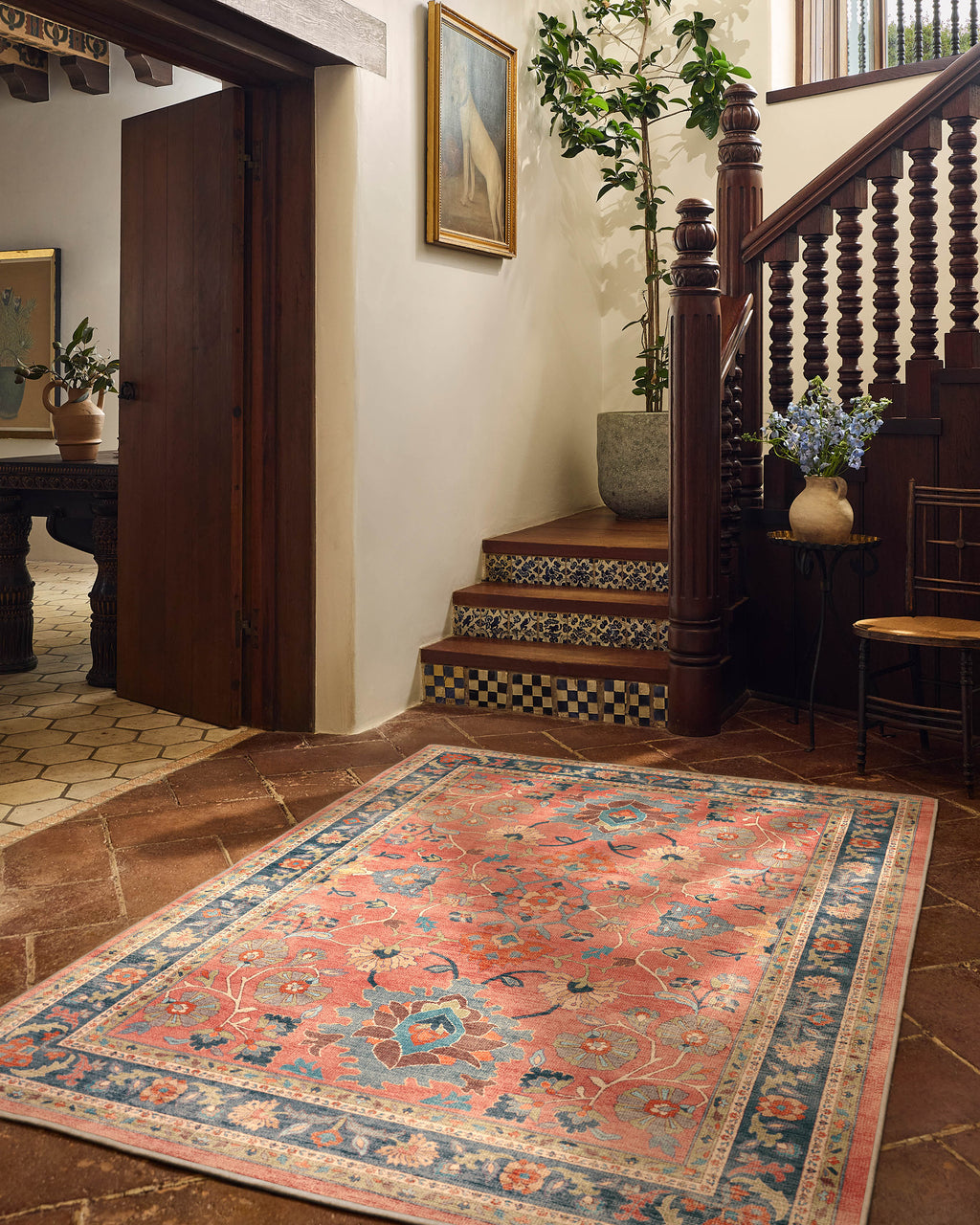 Calabria Coral Multicolor Rug
