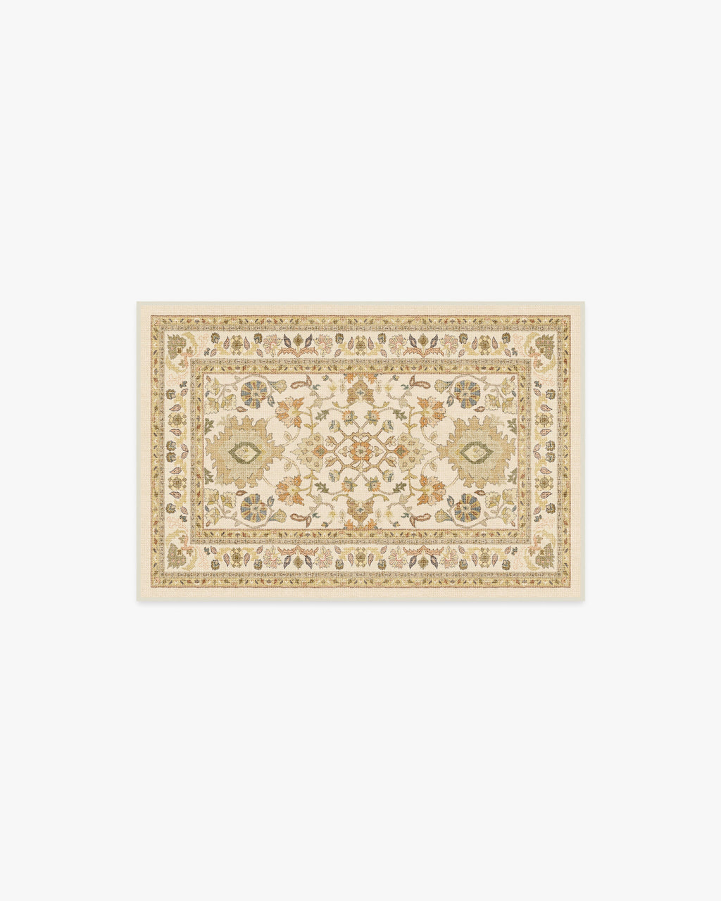 Calabria Cream & Gold Flatwoven Rug