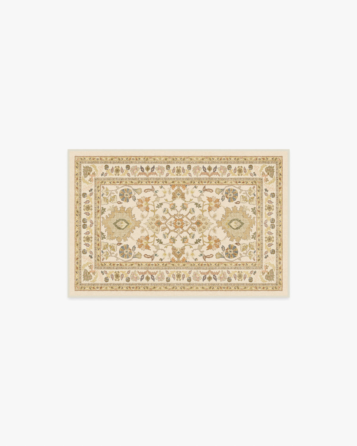 Calabria Cream & Gold Flatwoven Rug