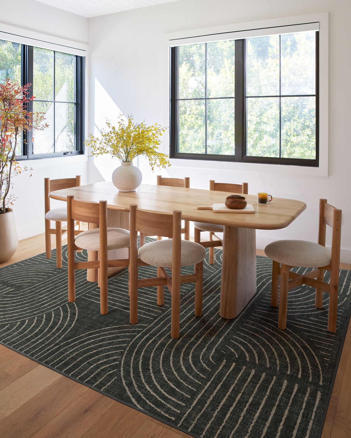 Callen Charcoal Flatwoven Rug