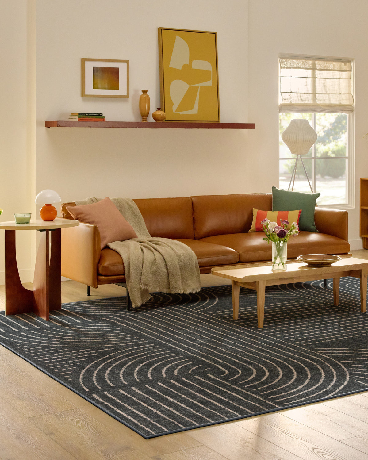 Callen Charcoal Flatwoven Rug