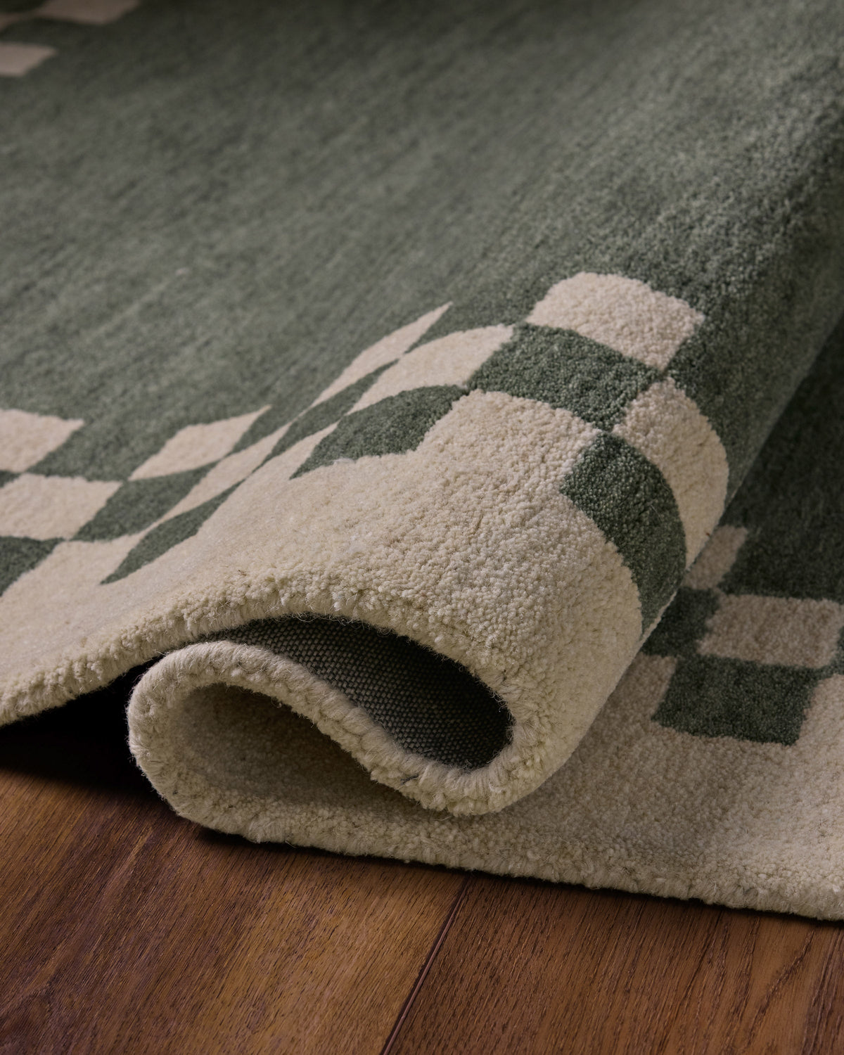 Callum Mineral Teal & Ivory Wool Rug