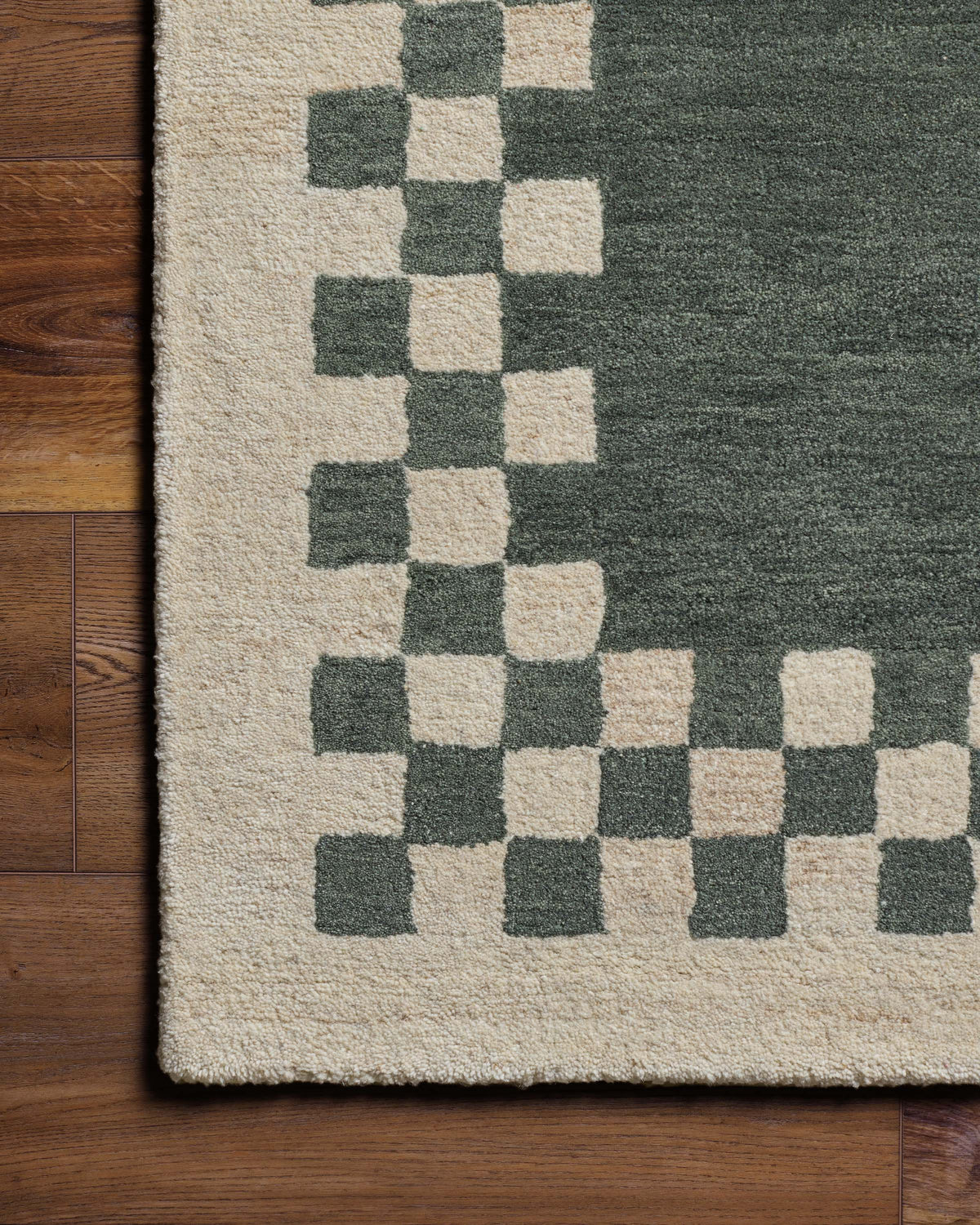 Callum Mineral Teal & Ivory Wool Rug